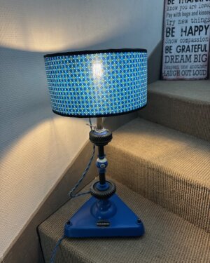 Lampe "Black & Blue Billard"