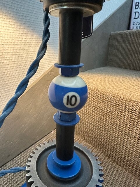 Lampe "Black & Blue Billard" – Image 3