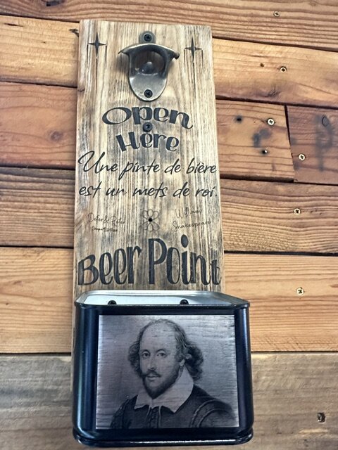 Décapsuleur Mural "Shakespeare" N°:D&F2019