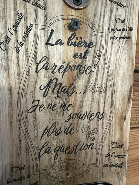 Décapsuleur Mural "C'est la réponse" N°:D&F2021 – Image 6